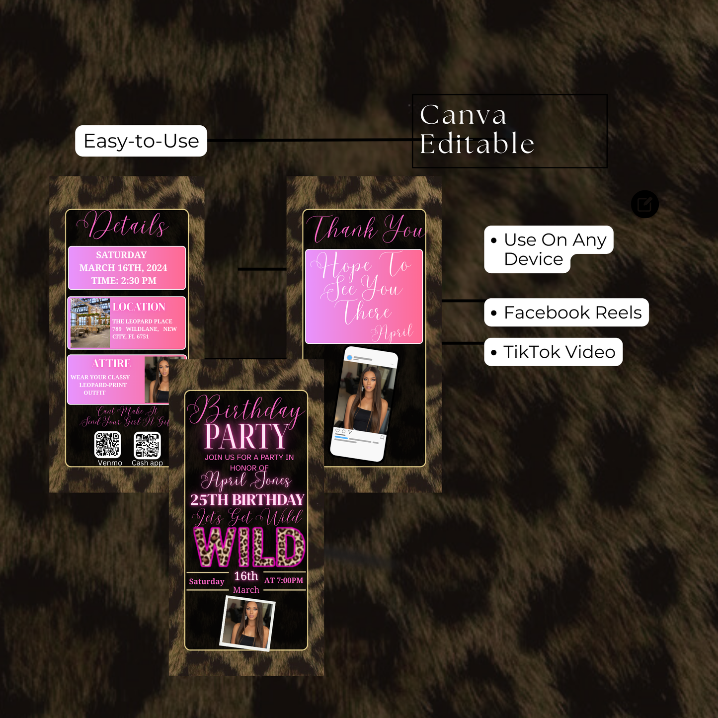 BIRTHDAY PARTY iNVITATION -503