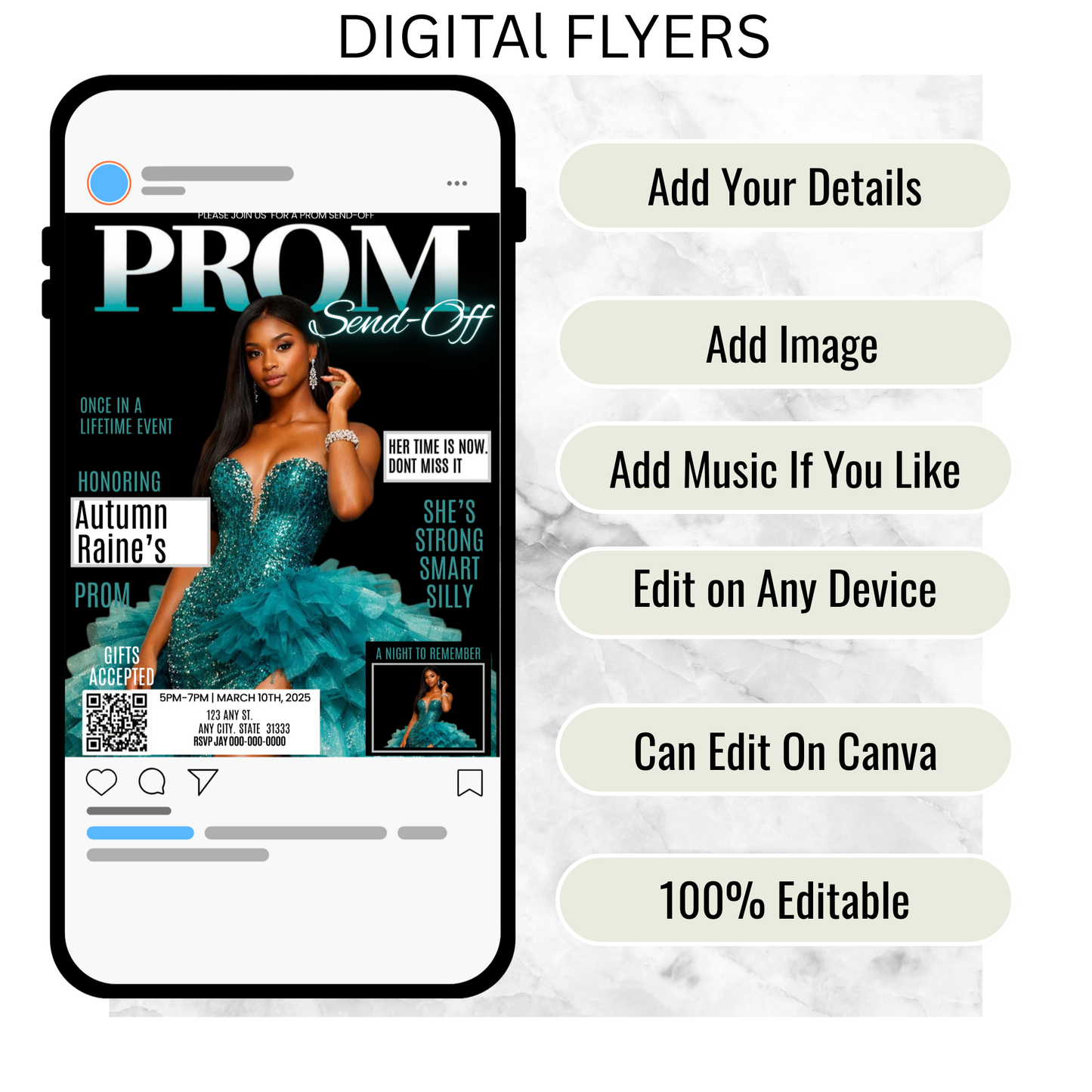 PROM SEND-OFF FLYER INVITE-640