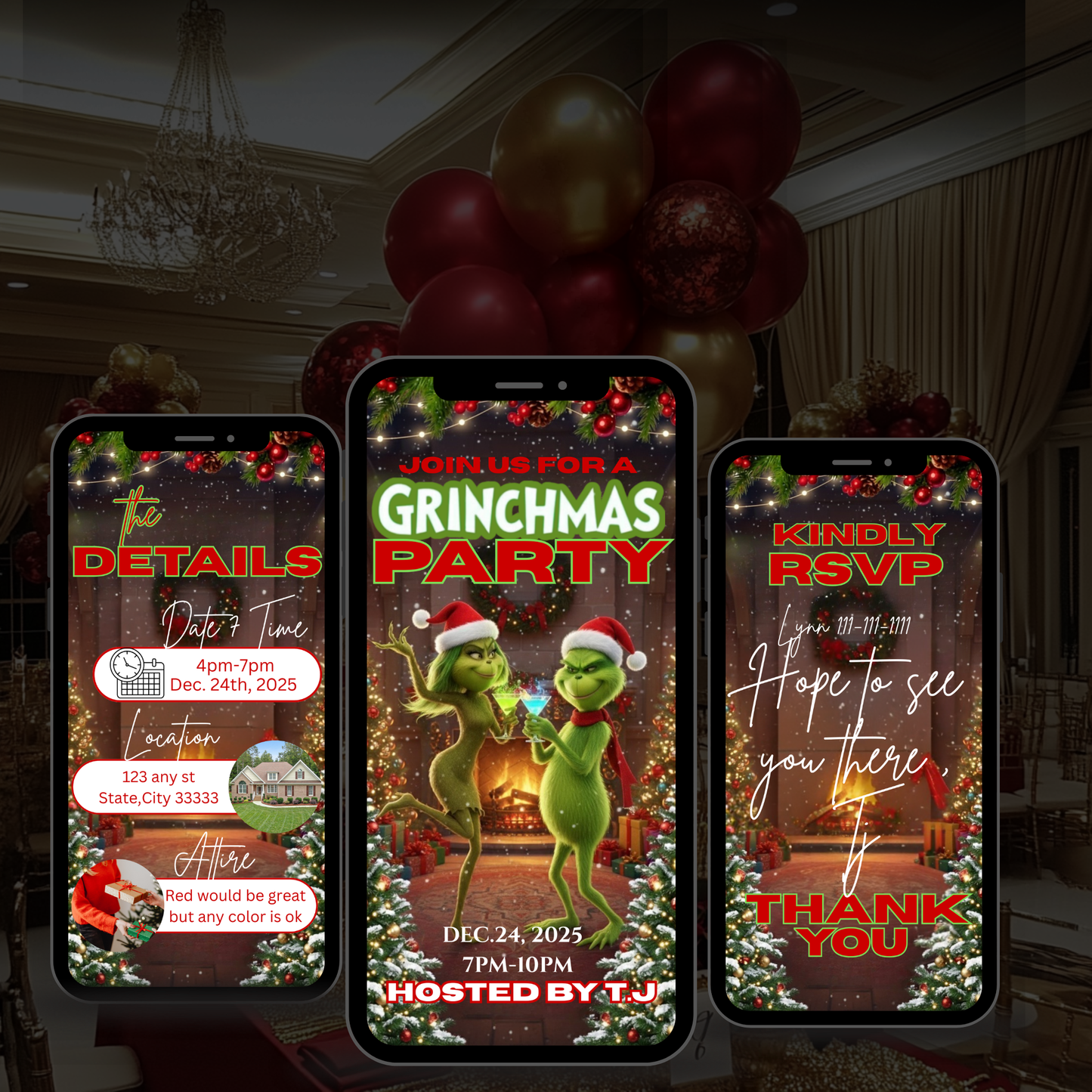 GRINCHMAS PARTY INVITATION-452