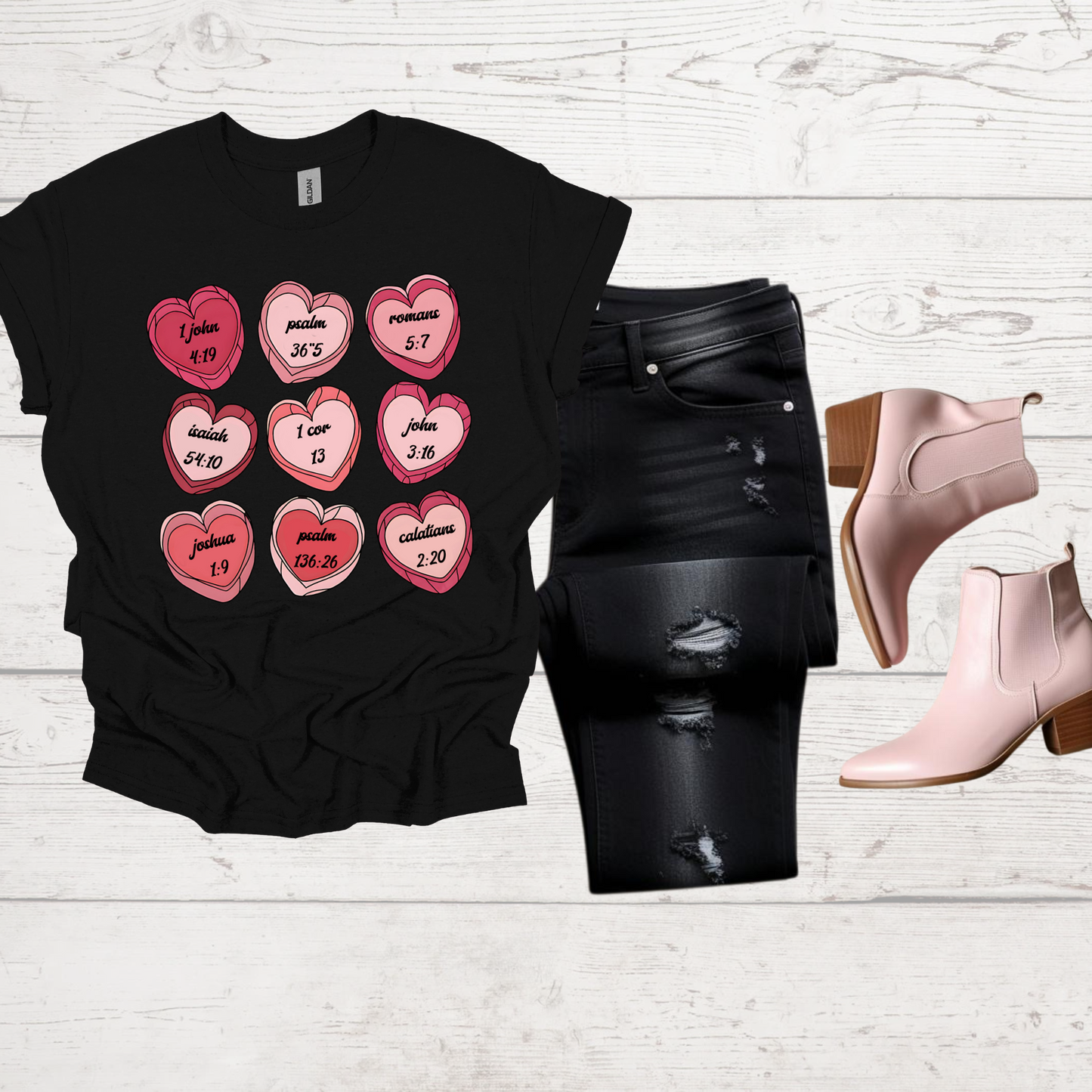 Hearts  Valentin's Tee