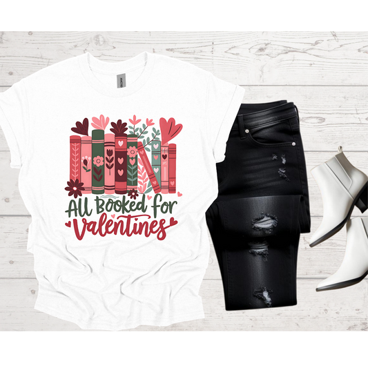 Booked For Valentine Tee