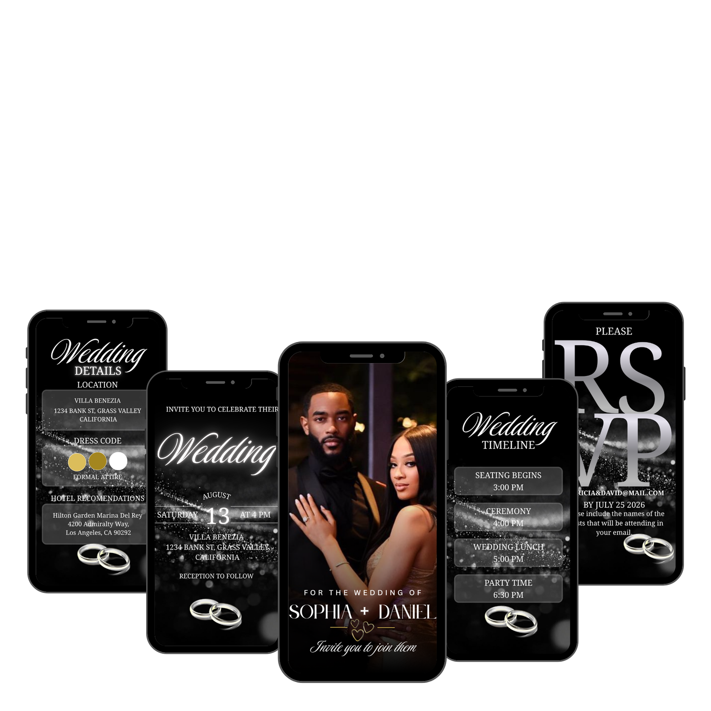 Digital Wedding Invite -Instant Download