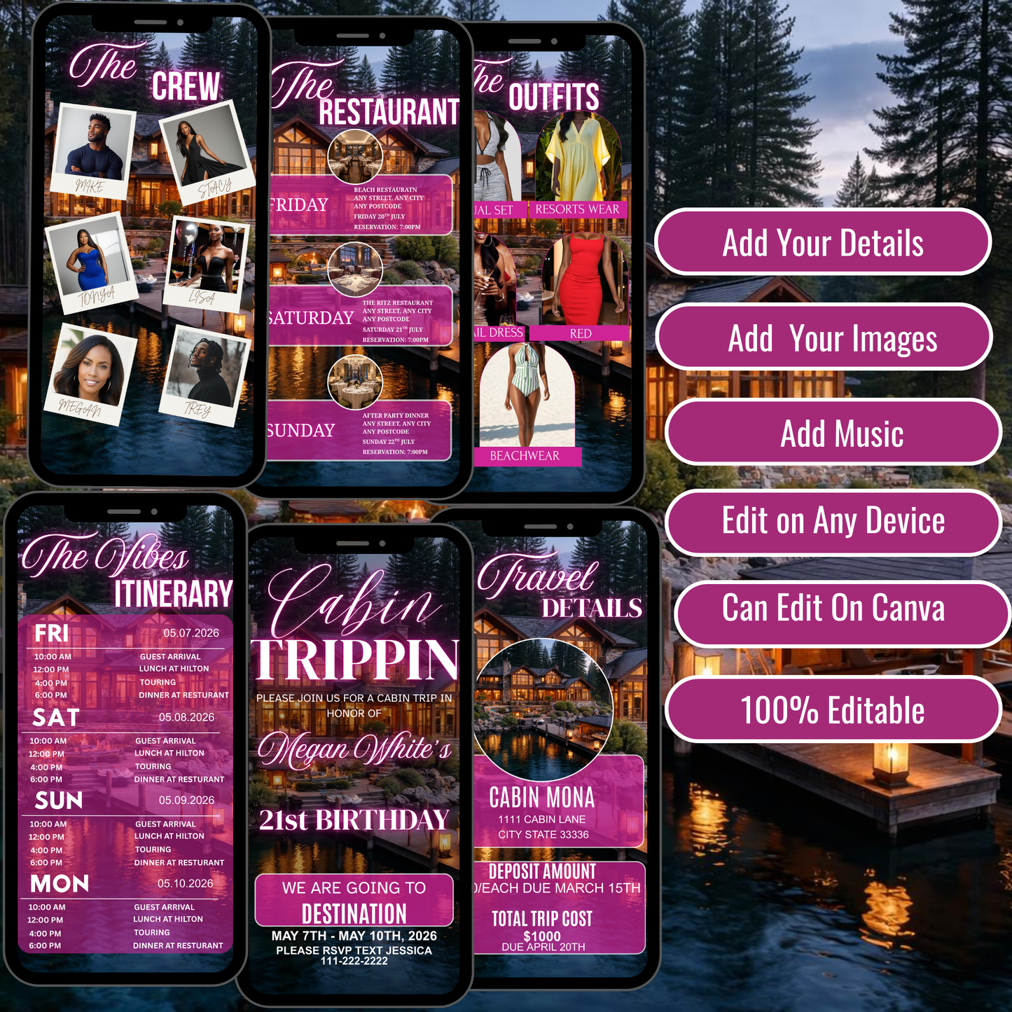 CABIN TRIP DIGITAL ITINERARY INVITATION-625