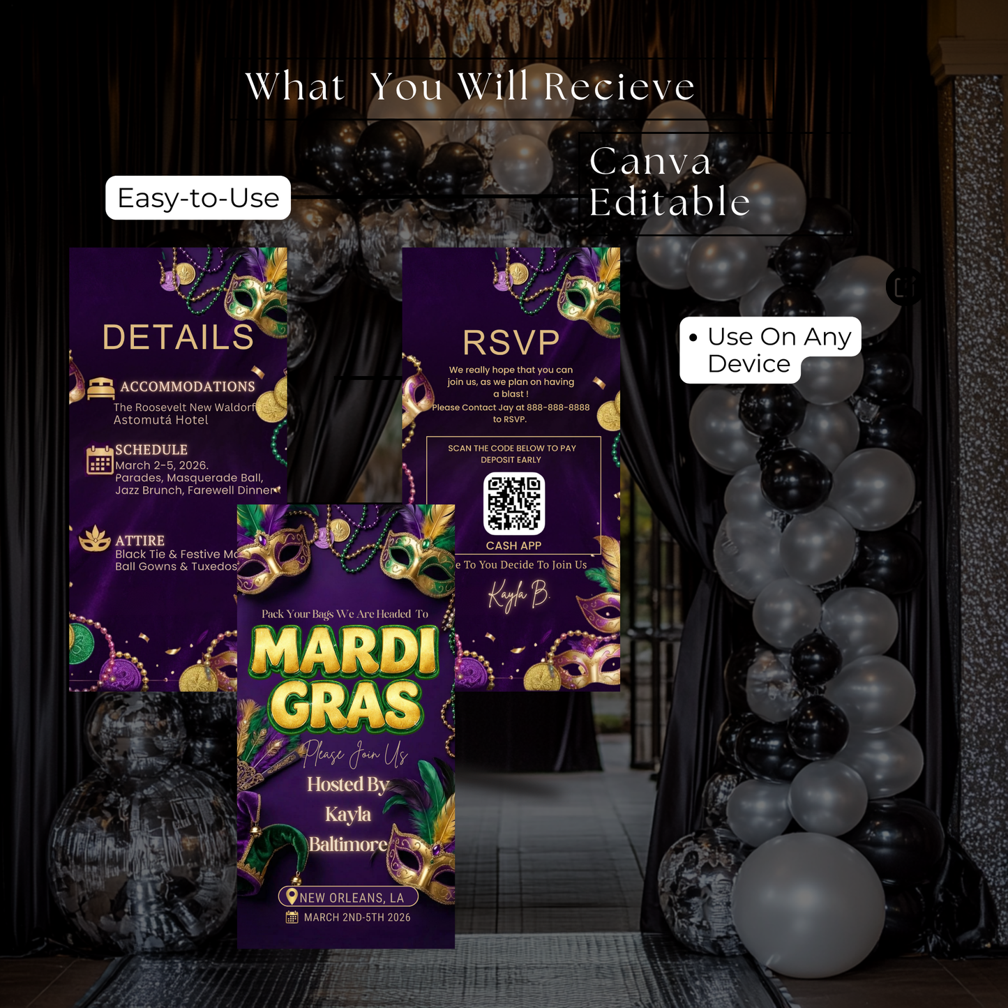 MARDI GRAS Trip Invite -562