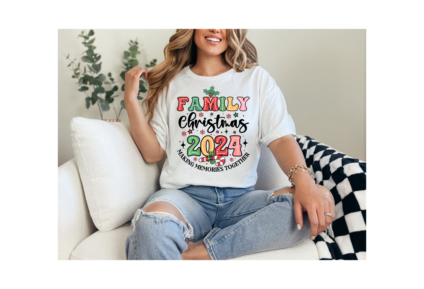 Unisex 2024 Family Christmas Tee