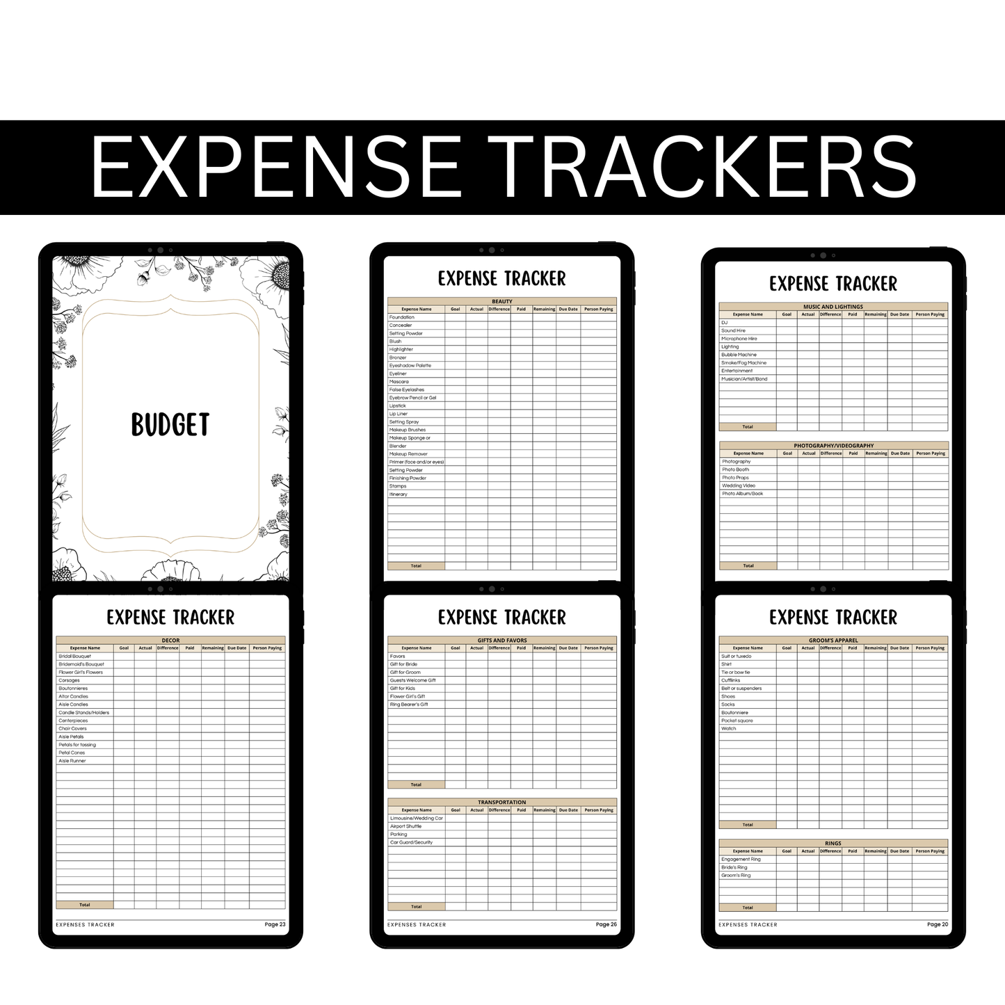 COMPLETE WEDDING PLANNER & INVITATION BUNDLE-656