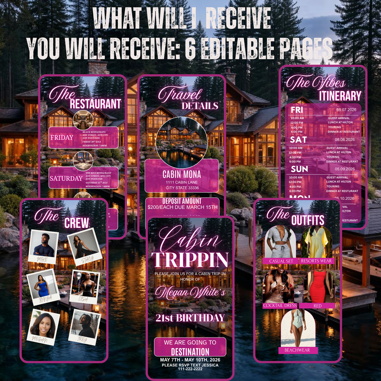 CABIN TRIP DIGITAL ITINERARY INVITATION-625