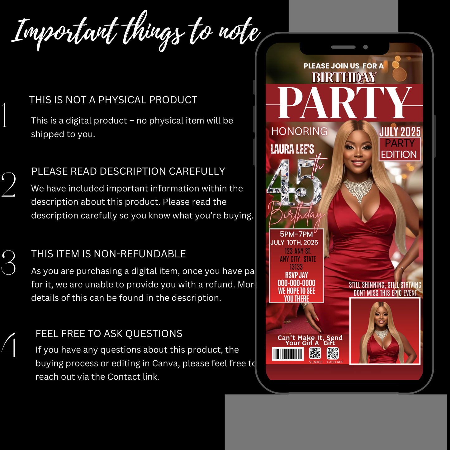 BIRTHDAY PARTY INVITATION -533