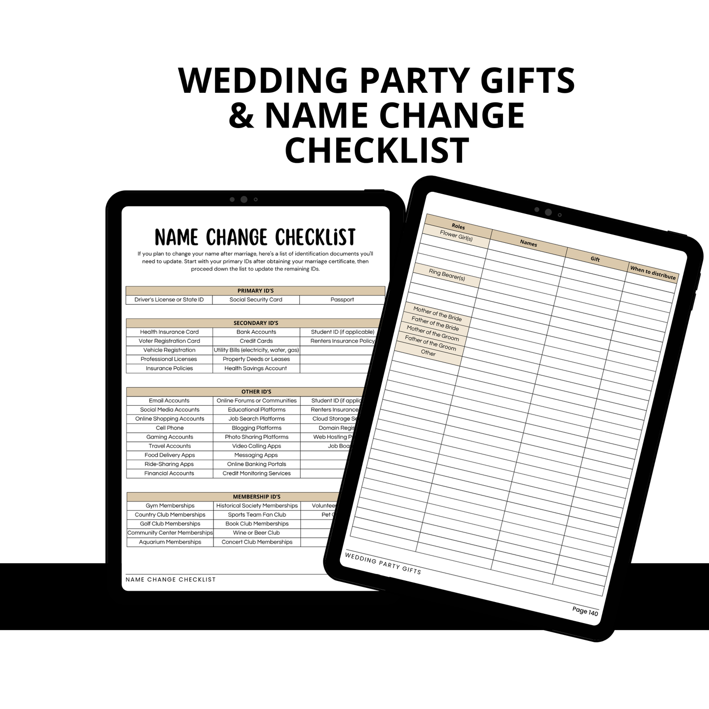 COMPLETE WEDDING PLANNER & INVITATION BUNDLE-656