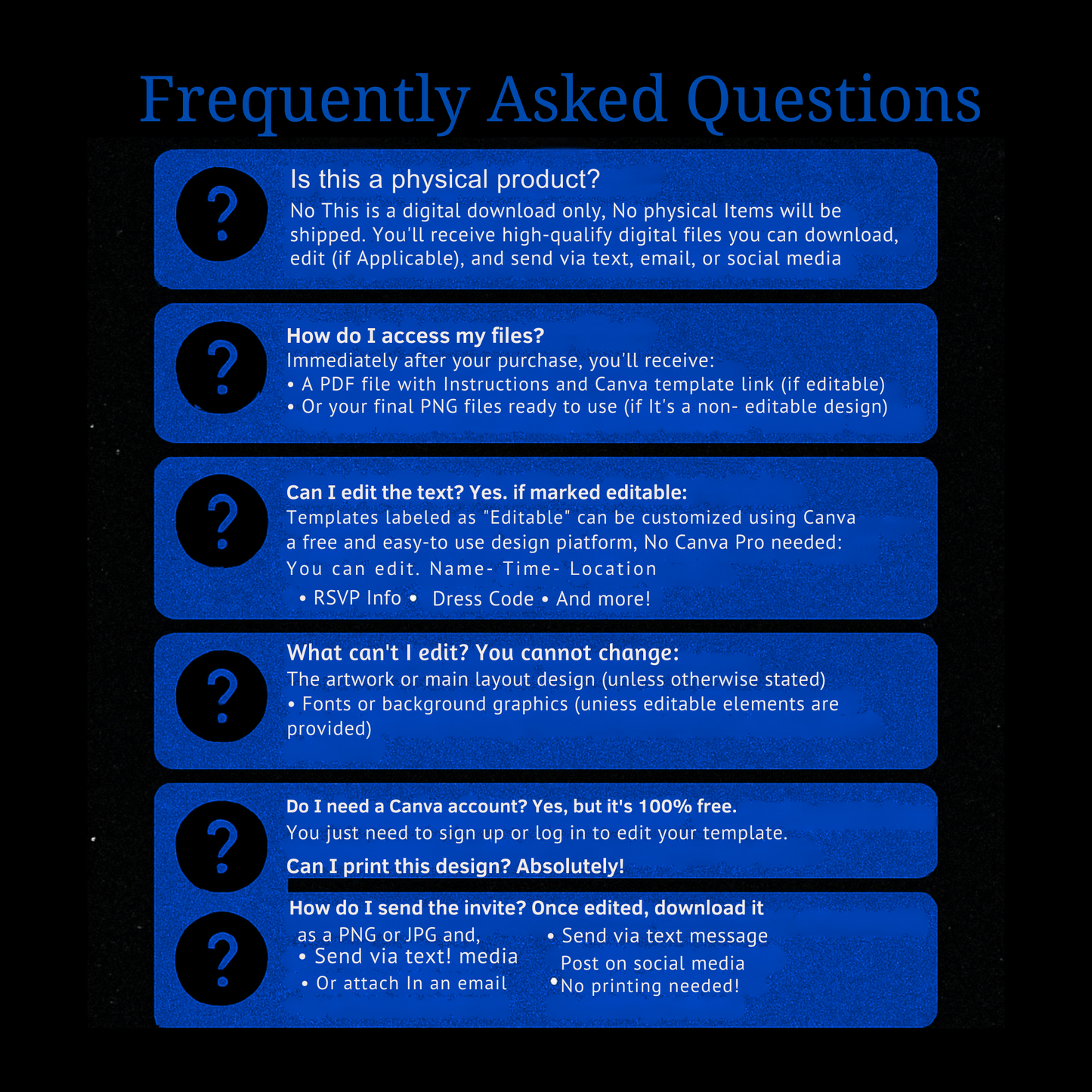 Personalized Friendsmas Blue Invitation, Holiday White Christmas Dinner Invite Digital Ornament, Editable Custom Animated Template-517