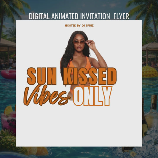 Pool Party Animated Digital Flyer- 646