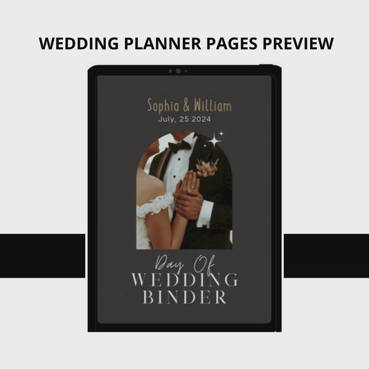 COMPLETE WEDDING PLANNER & INVITATION BUNDLE-656